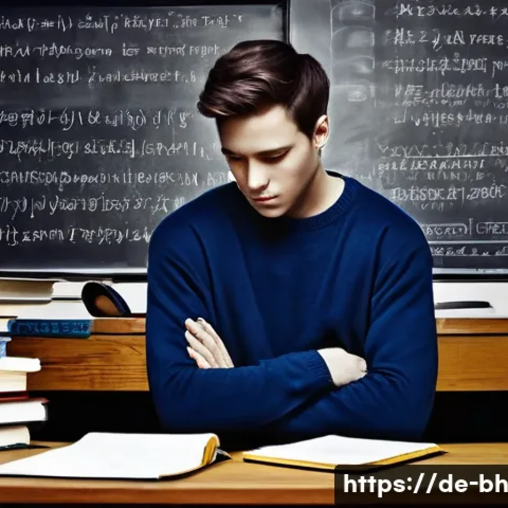 이론 실무 격차 해소를 위한 성과 기반 교육 - **Prompt 1: The Weight of Unapplied Knowledge**
Generate an image depicting a young adult, appro...